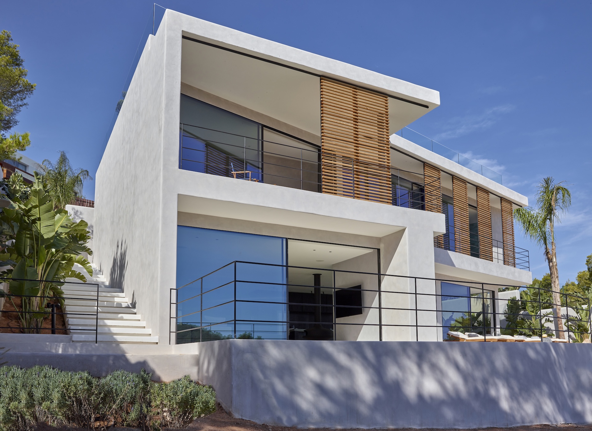 Resa Estates Ibiza koop sale Cala Moli villa seaviews modern bedroom villa main house.jpg